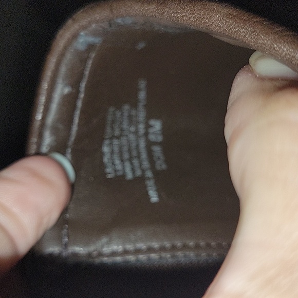 Antonio Melanie Dom Fringe Booties Heel Brown Leather Womens US 8 - Picture 4 of 12